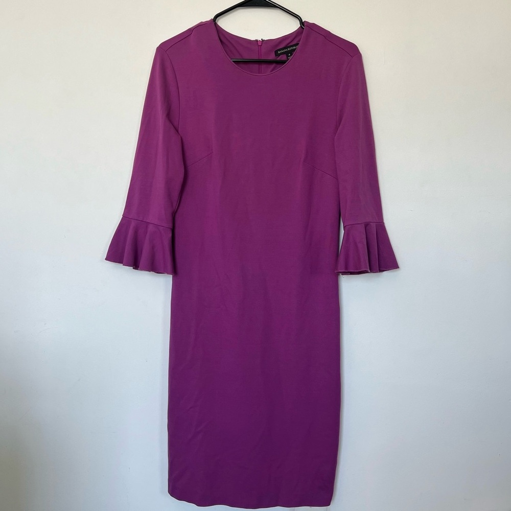 Banana Republic Ruffle Sleeve Dress